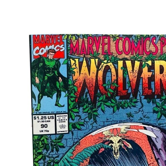 Marvel Comics Presents #90 1991 Ghost Rider, Cable, Wolverine VF+/NM - Picture 4 of 5
